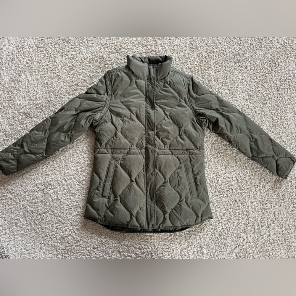 The North Face Olive Quilted Jacket